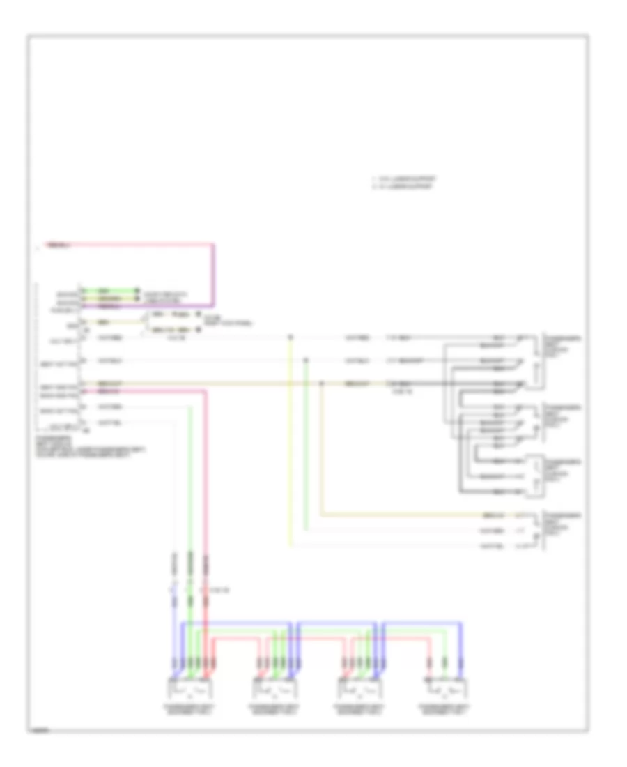 Seat Ventilation Wiring Diagram 2 of 2 for BMW 640i Gran Coupe 2014