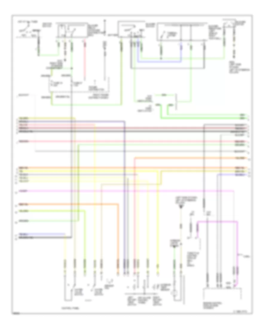 A C Wiring Diagram 2 of 3 for BMW 535i 1993