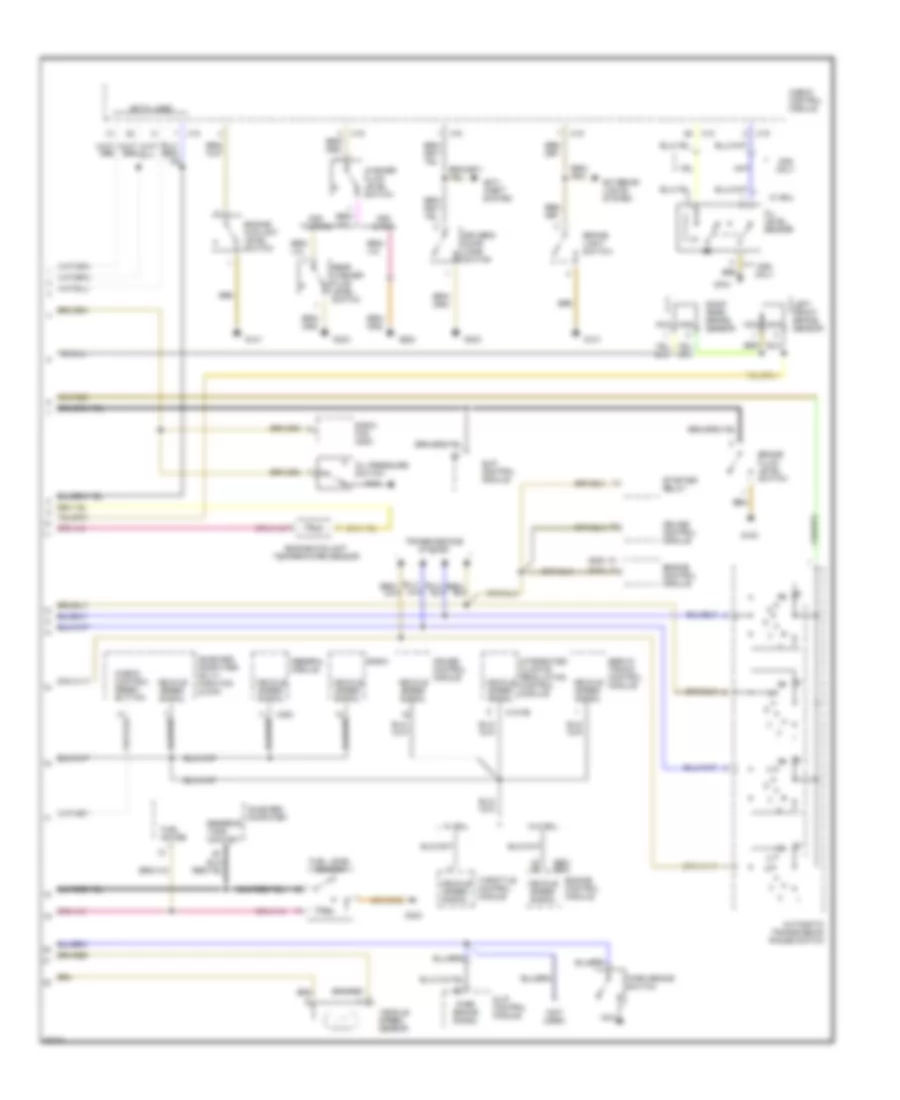 Instrument Cluster Wiring Diagram 2 of 2 for BMW 535i 1993