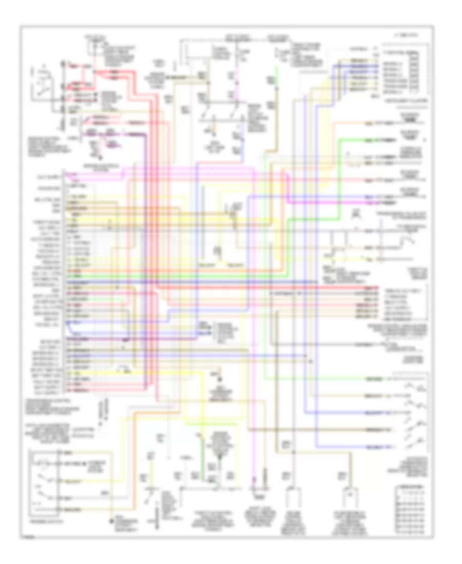 Transmission Wiring Diagram for BMW 535i 1993