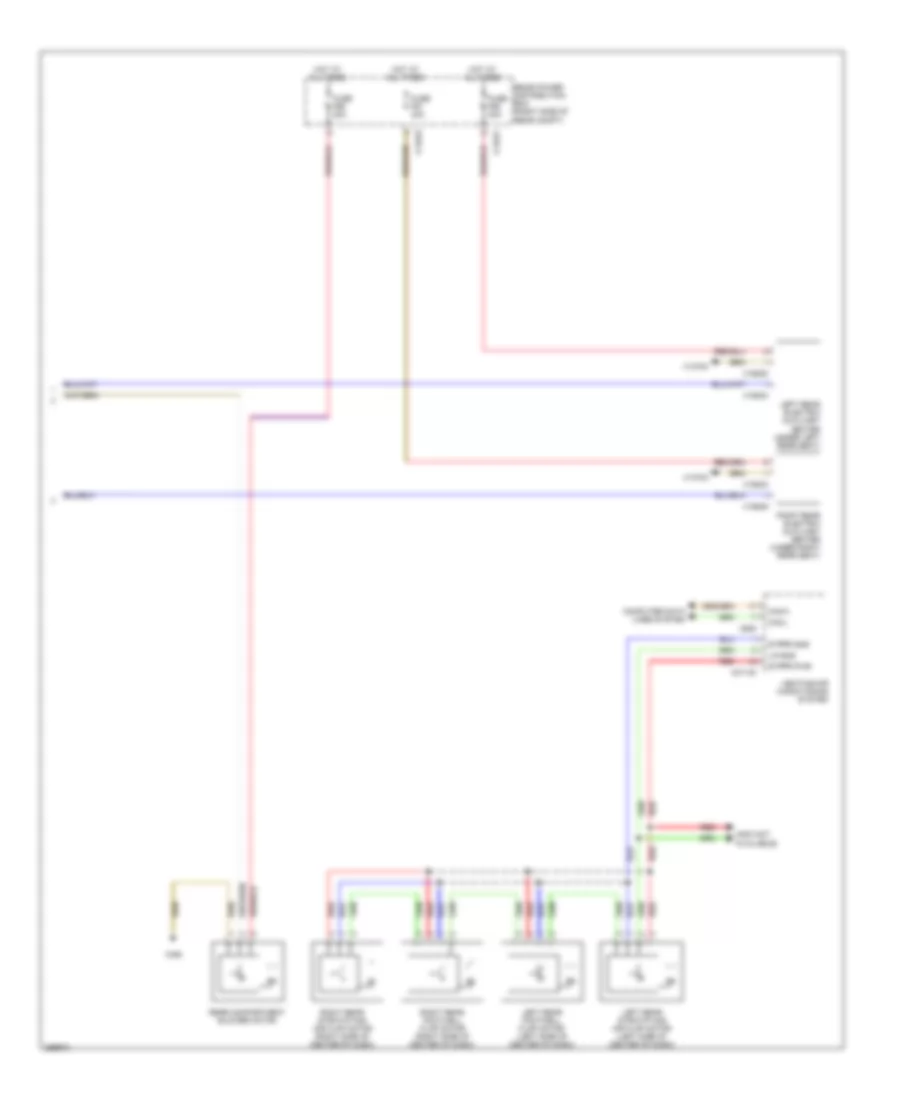 Rear Heater  A C Wiring Diagram 2 of 2 for BMW X5 M 2011