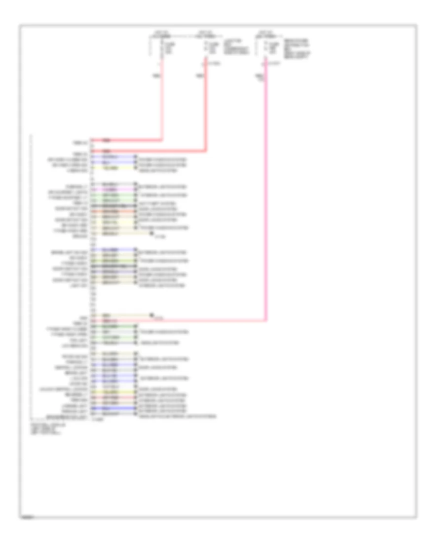 Body Control Modules Wiring Diagram (2 of 2) for BMW X5 M 2011