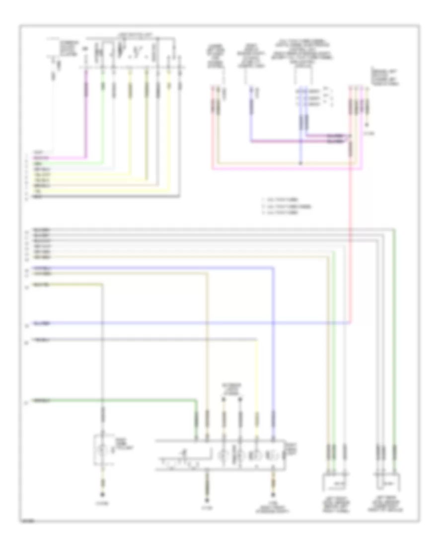 Adaptive Front Lighting Wiring Diagram (2 of 2) for BMW X5 M 2011