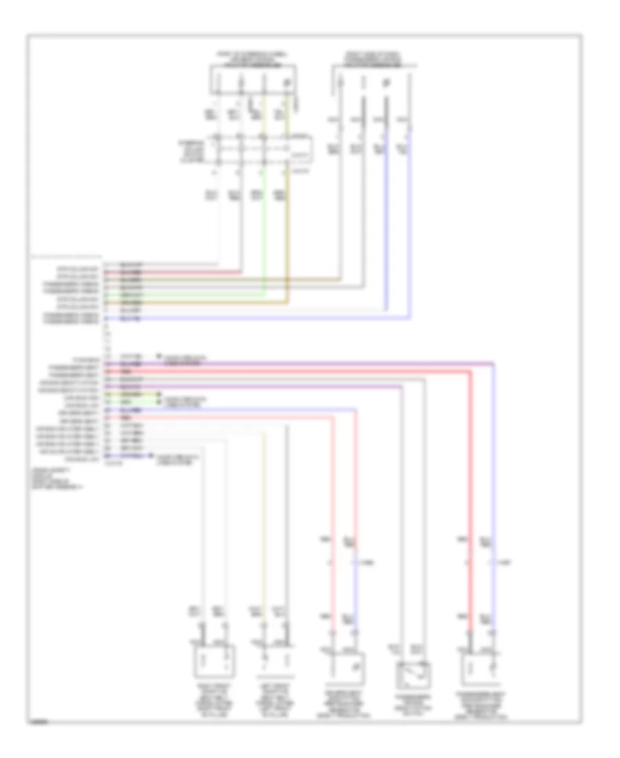 Supplemental Restraints Wiring Diagram 1 of 3 for BMW X5 M 2011