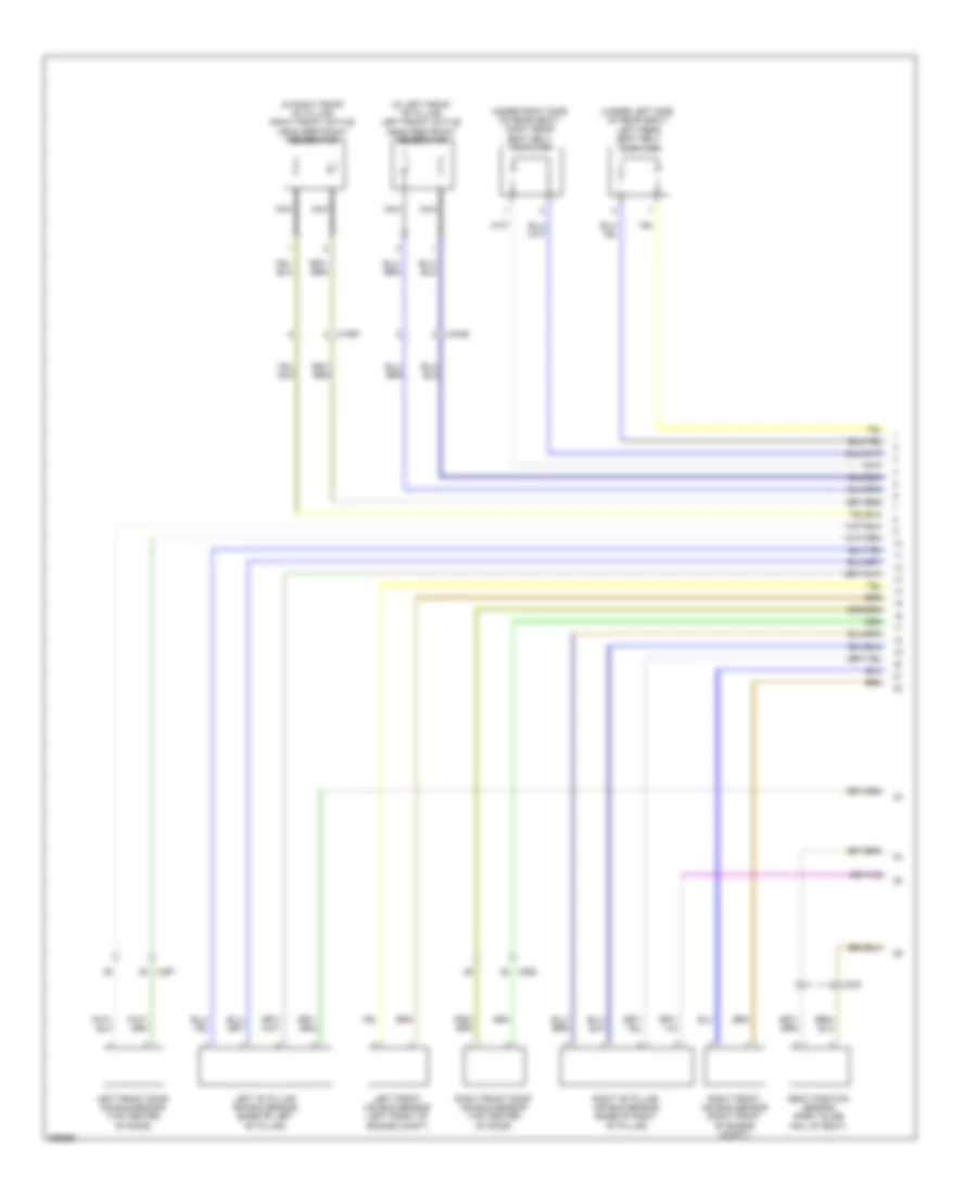 Supplemental Restraints Wiring Diagram 2 of 3 for BMW X5 M 2011