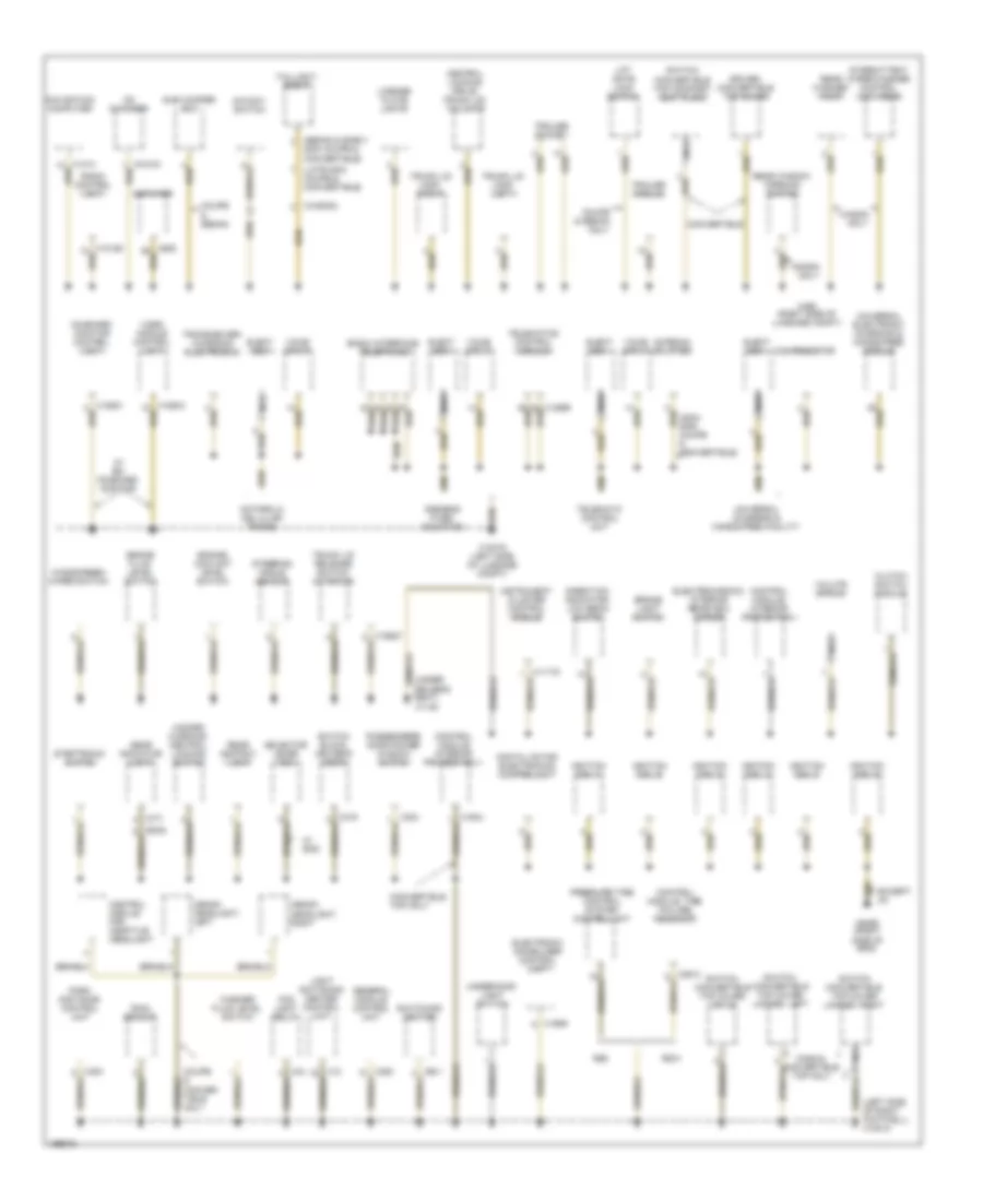 Ground Distribution Wiring Diagram 4 of 4 for BMW 325i 2004