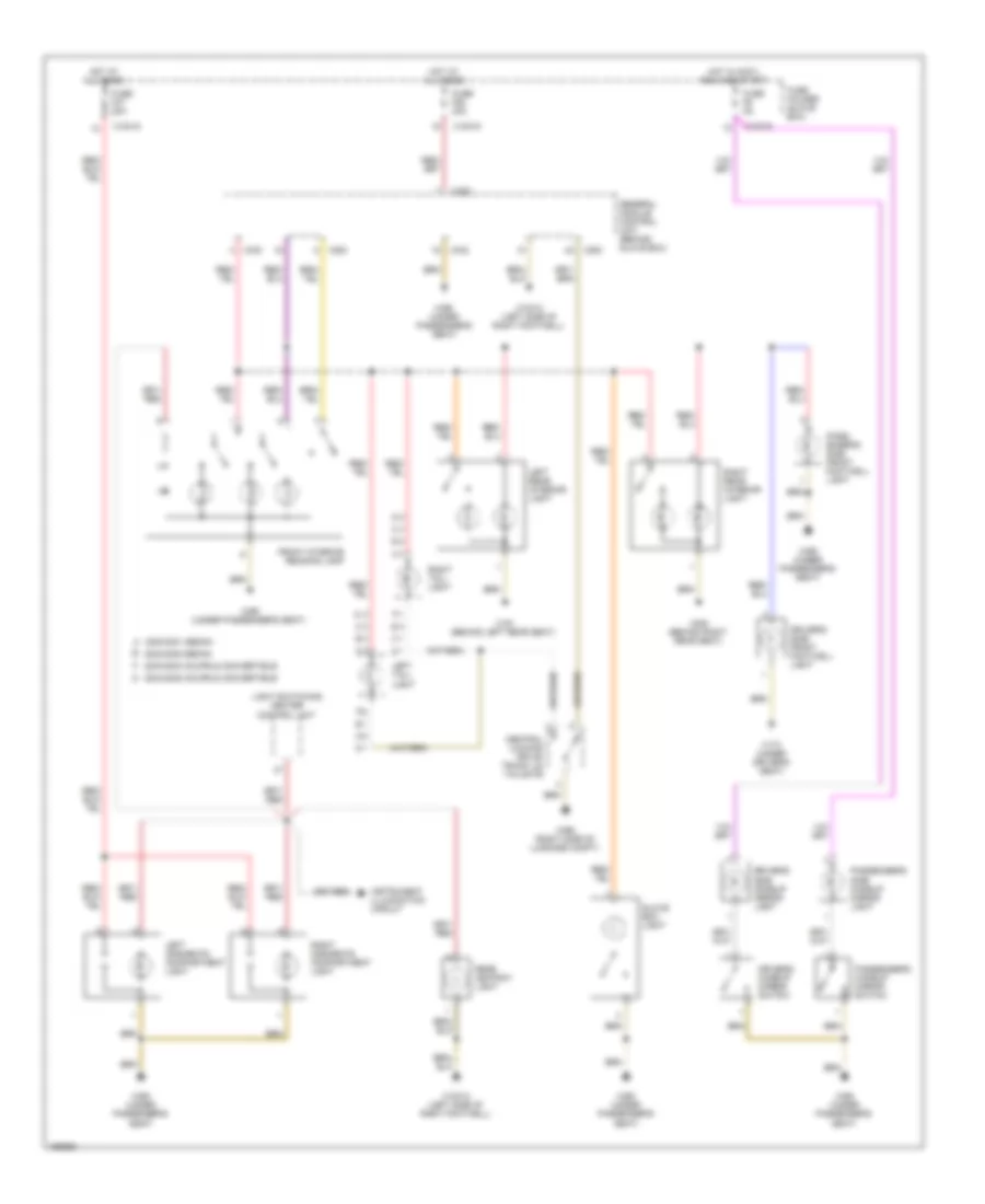 Courtesy Lamp Wiring Diagram Except Wagon for BMW 325i 2004