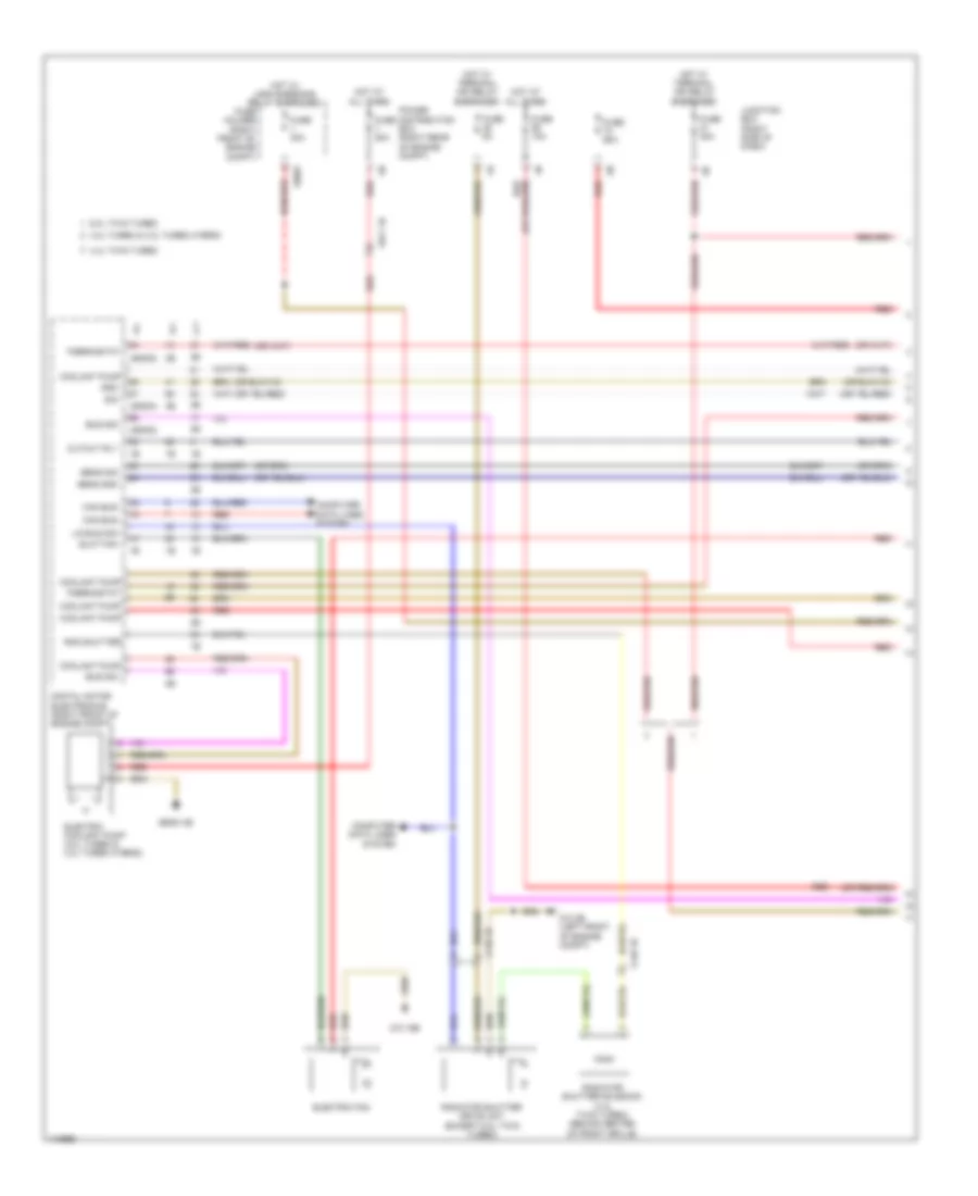 Cooling Fan Wiring Diagram 1 of 2 for BMW 740Lxi 2013