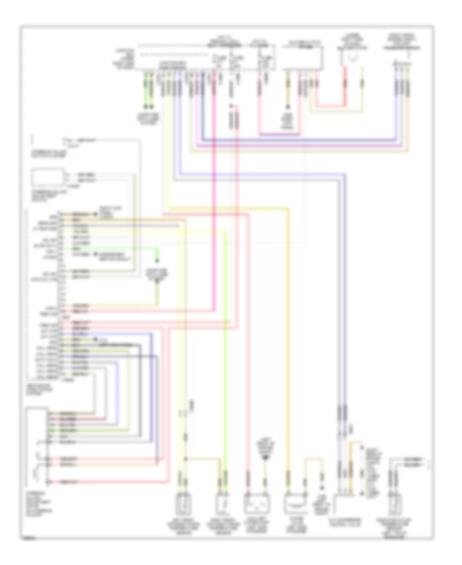 Automatic A C Wiring Diagram Basic 1 of 3 for BMW X6 35i 2011
