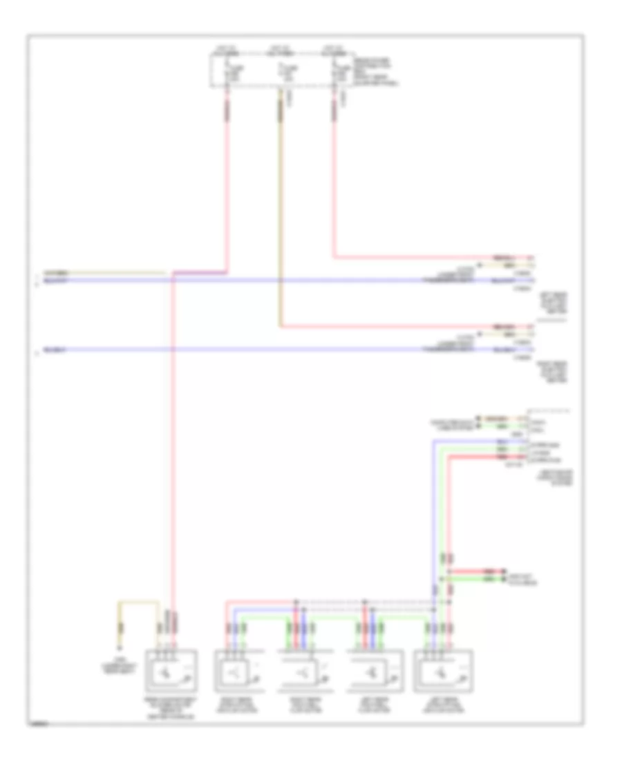 Rear Heater  A C Wiring Diagram 2 of 2 for BMW X6 35i 2011