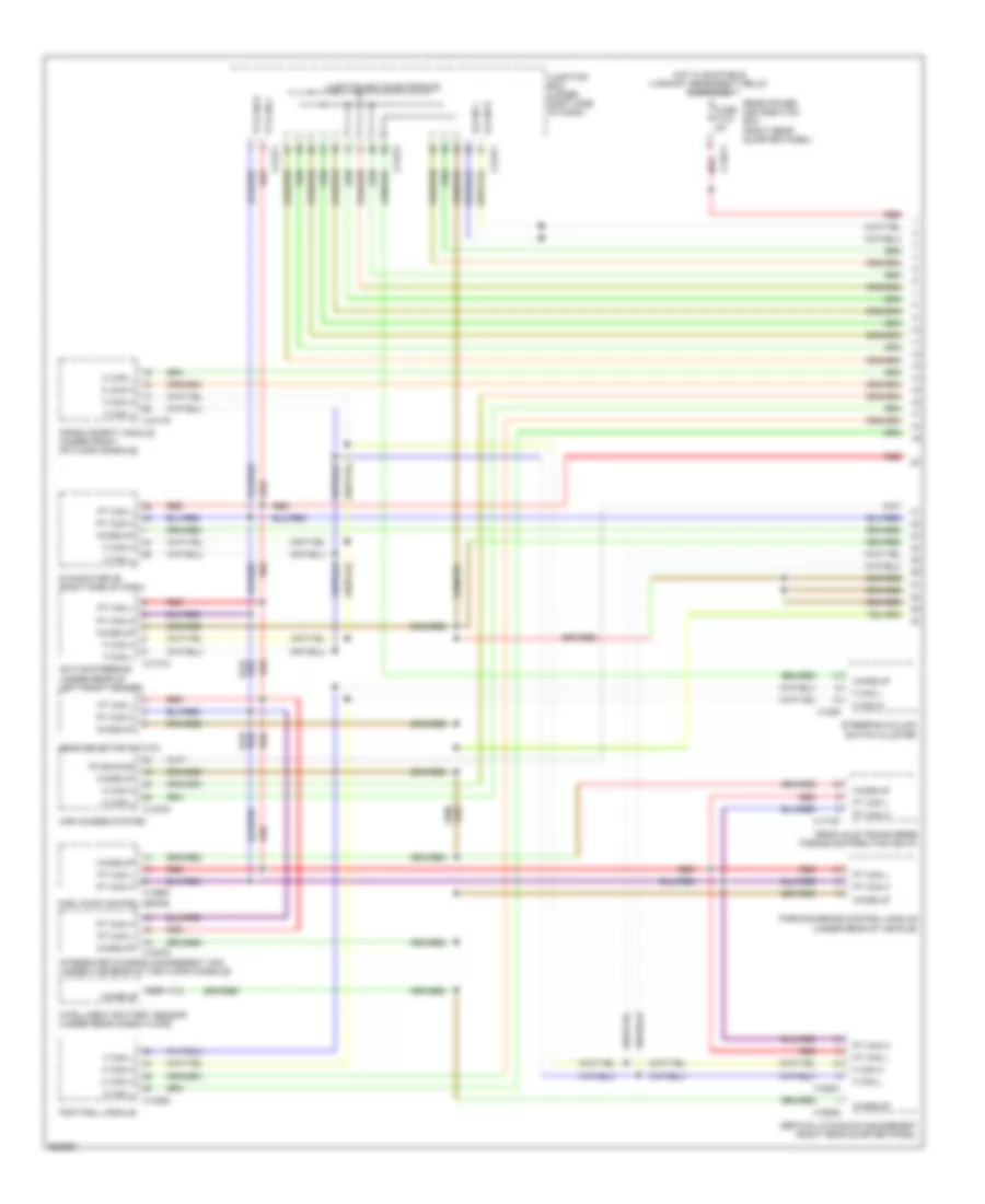 Computer Data Lines Wiring Diagram 1 of 3 for BMW X6 35i 2011