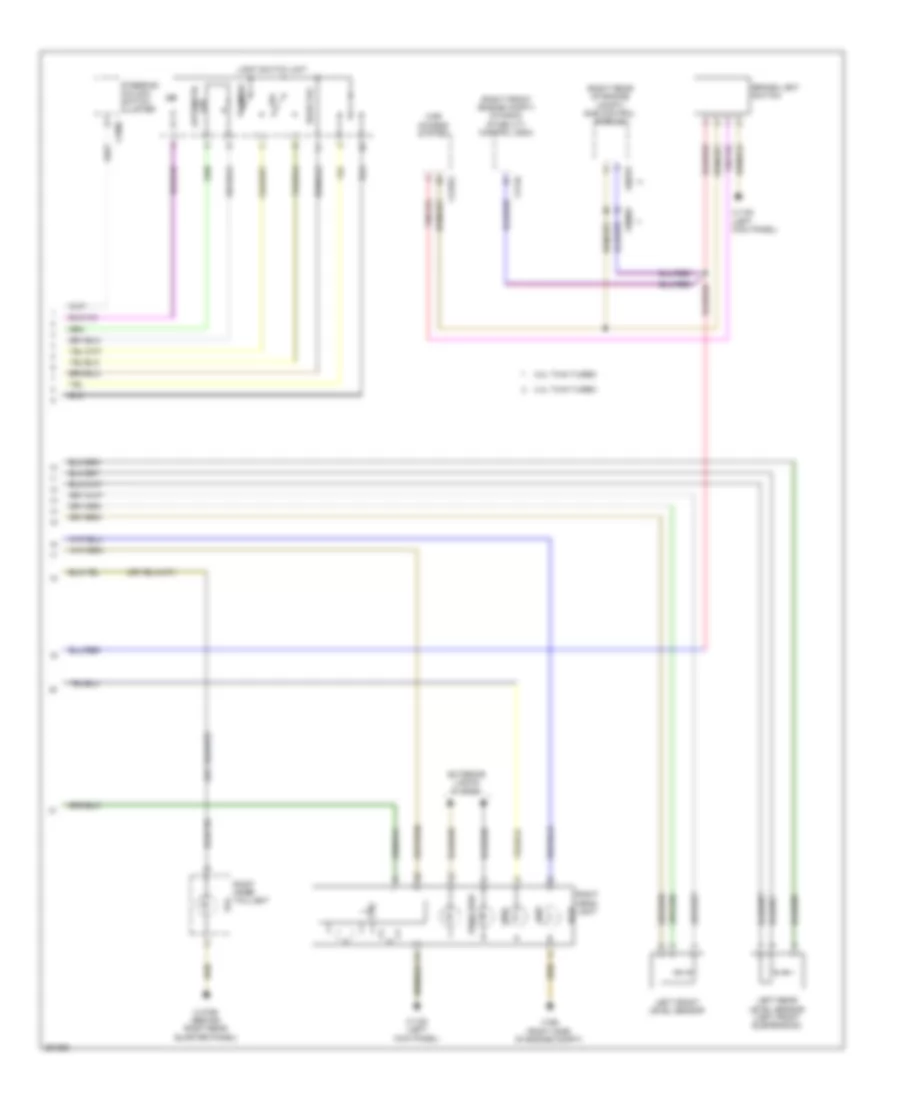 Adaptive Front Lighting Wiring Diagram 2 of 2 for BMW X6 35i 2011