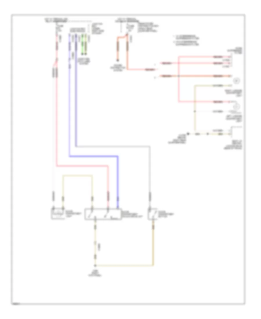 Courtesy Lamps Wiring Diagram 3 of 3 for BMW X6 35i 2011
