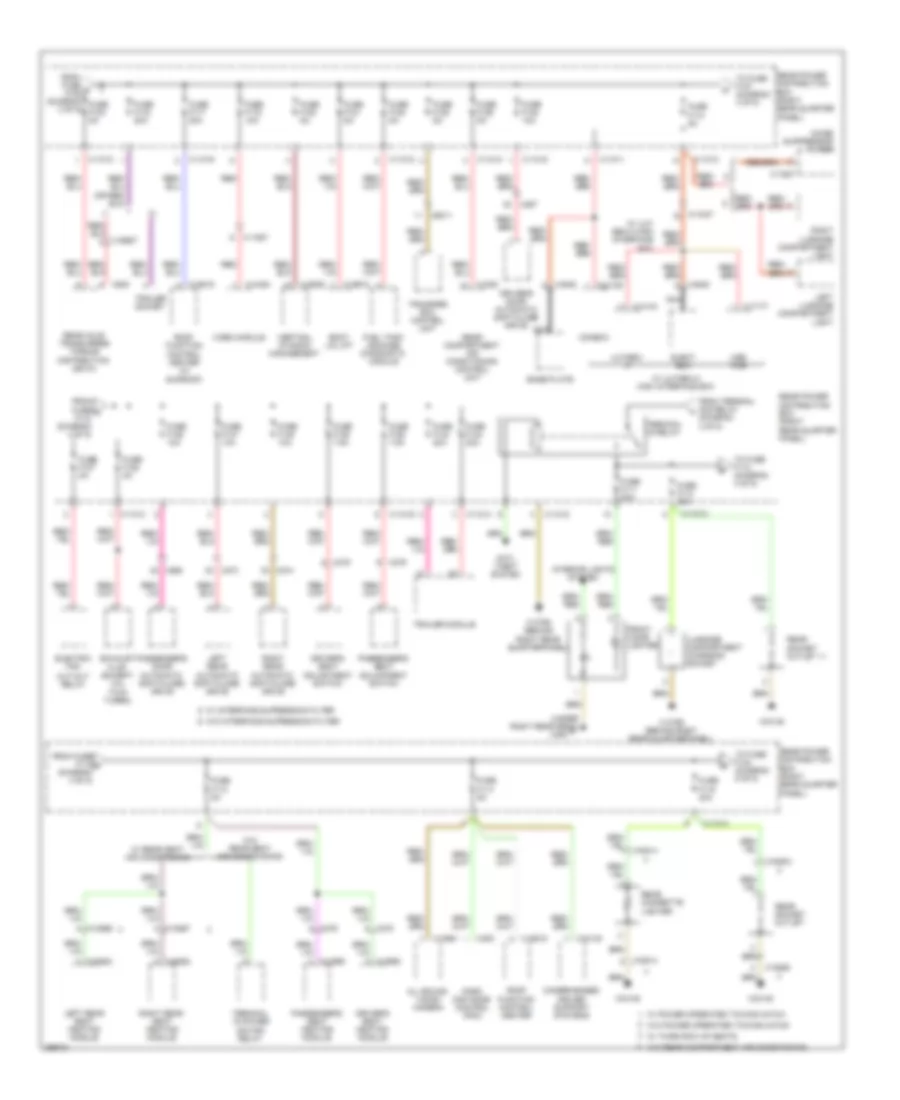 Power Distribution Wiring Diagram 4 of 5 for BMW X6 35i 2011