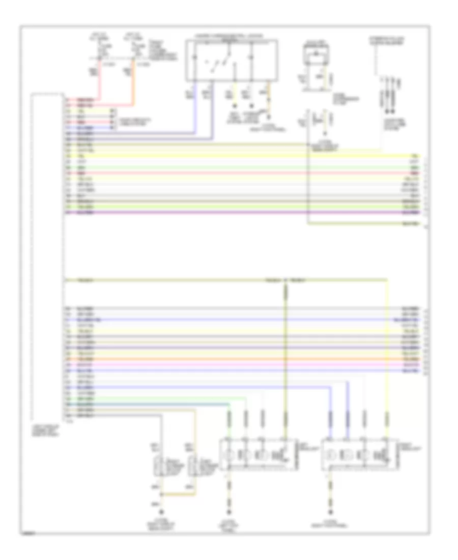Exterior Lamps Wiring Diagram, Wagon (1 of 2) for BMW 530xi 2007