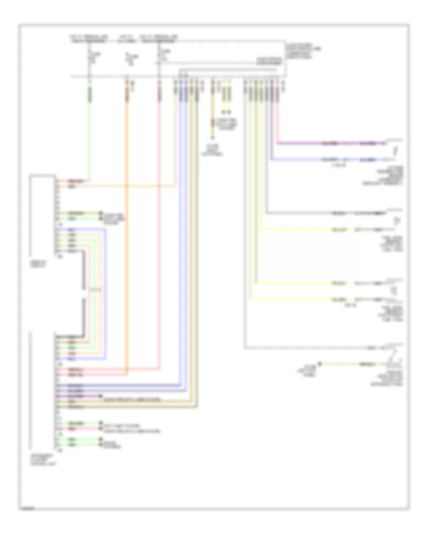 Instrument Cluster Wiring Diagram for BMW 650i 2014