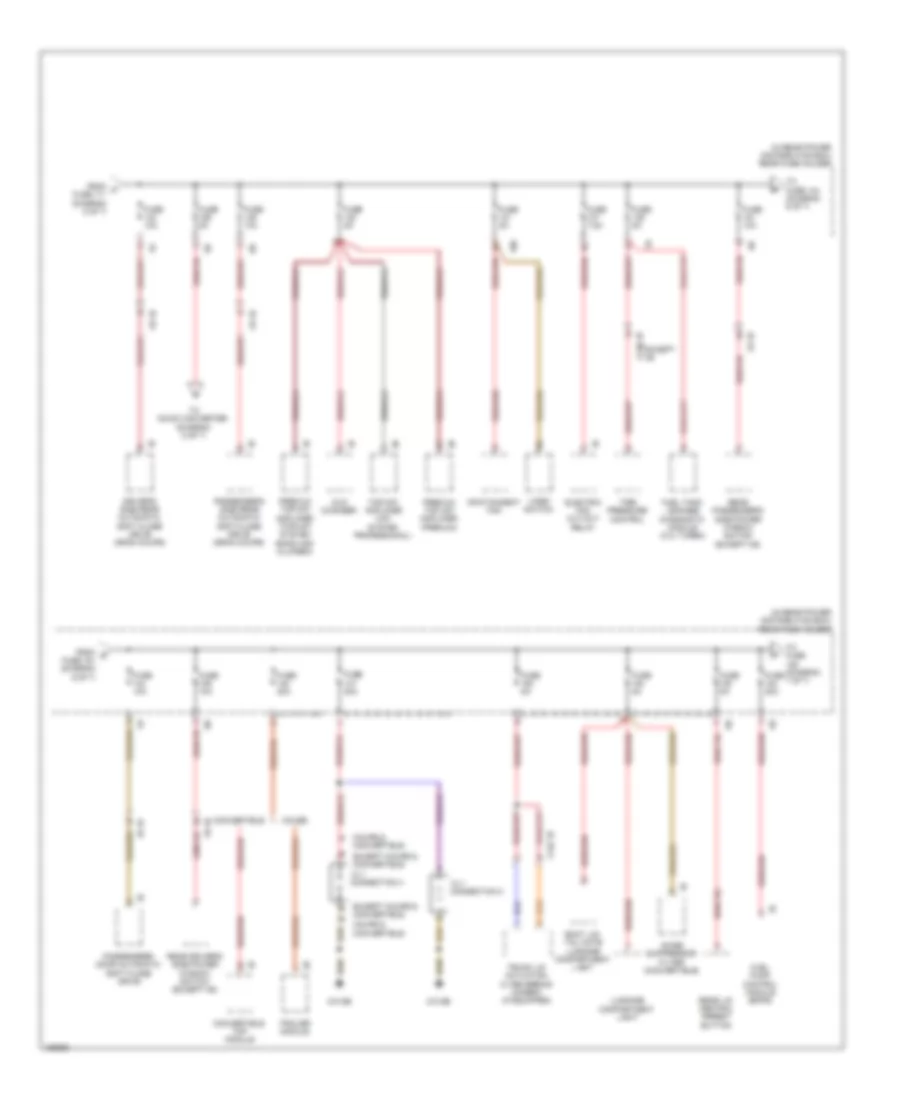 Power Distribution Wiring Diagram (6 of 7) for BMW 650i 2014