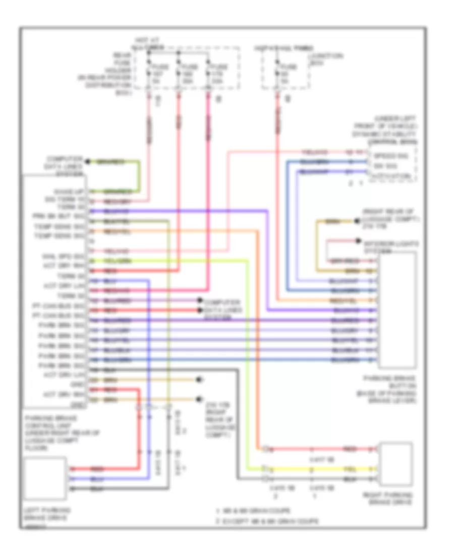 Shift Interlock Wiring Diagram for BMW 650i 2014