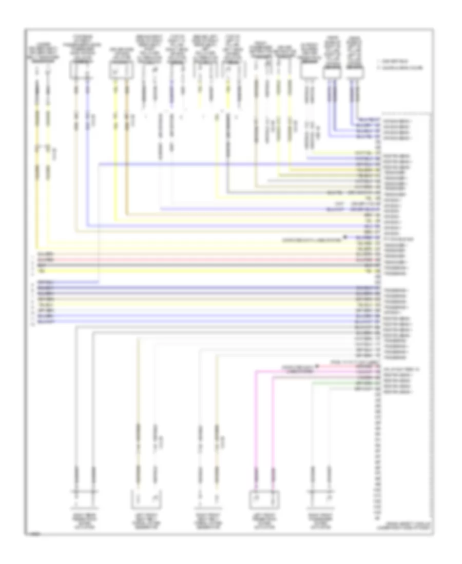 Supplemental Restraints Wiring Diagram (3 of 3) for BMW 650i 2014