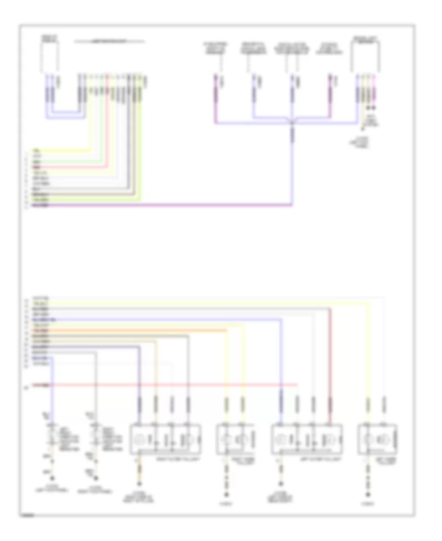 Exterior Lamps Wiring Diagram (2 of 2) for BMW 650i 2007