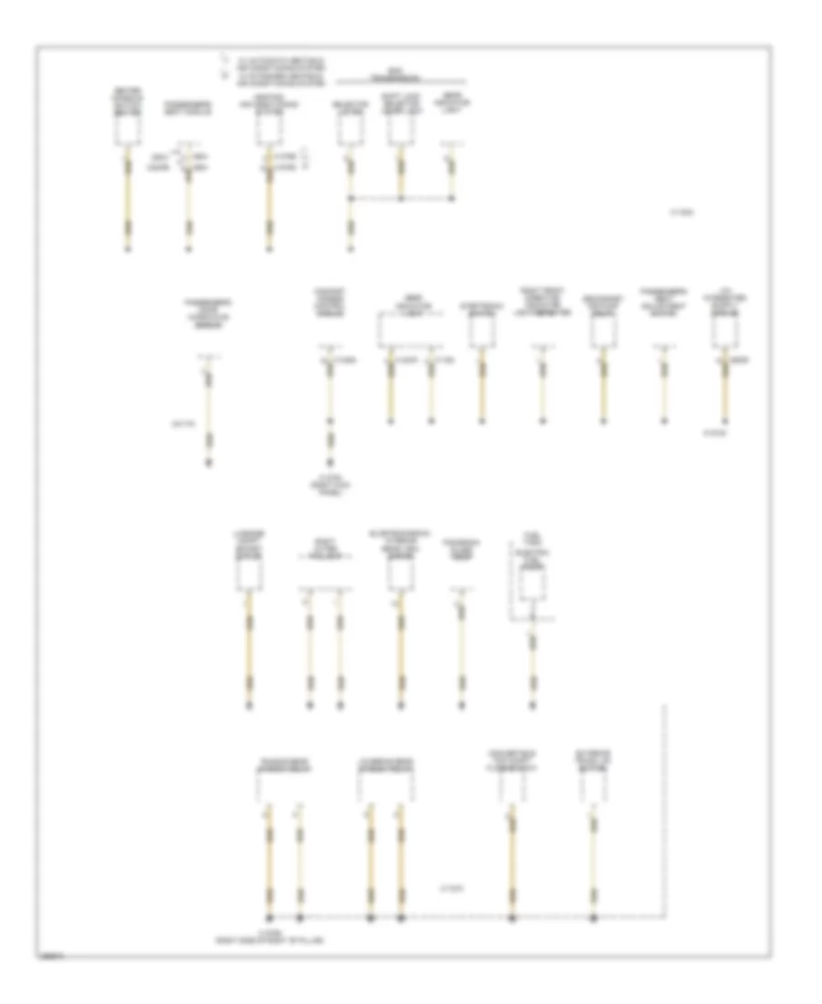 Ground Distribution Wiring Diagram (2 of 7) for BMW 650i 2007
