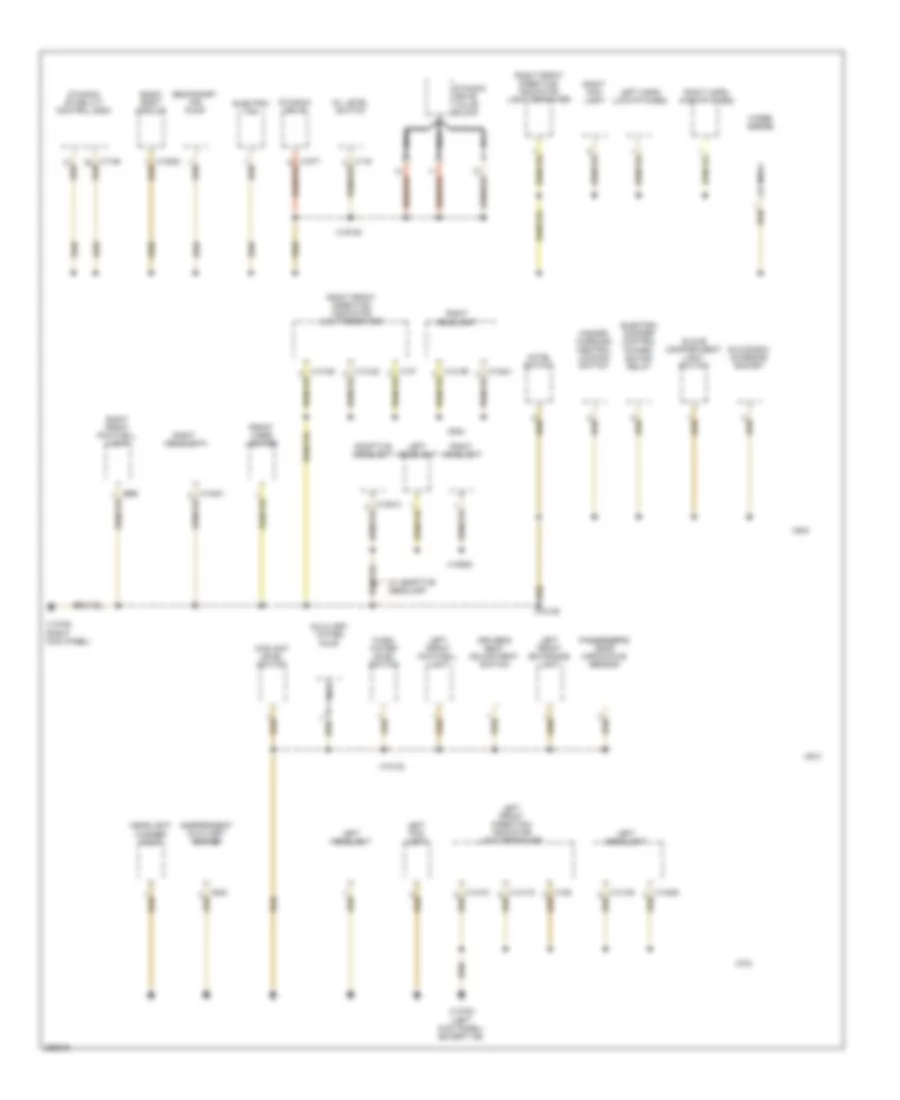Ground Distribution Wiring Diagram (3 of 7) for BMW 650i 2007