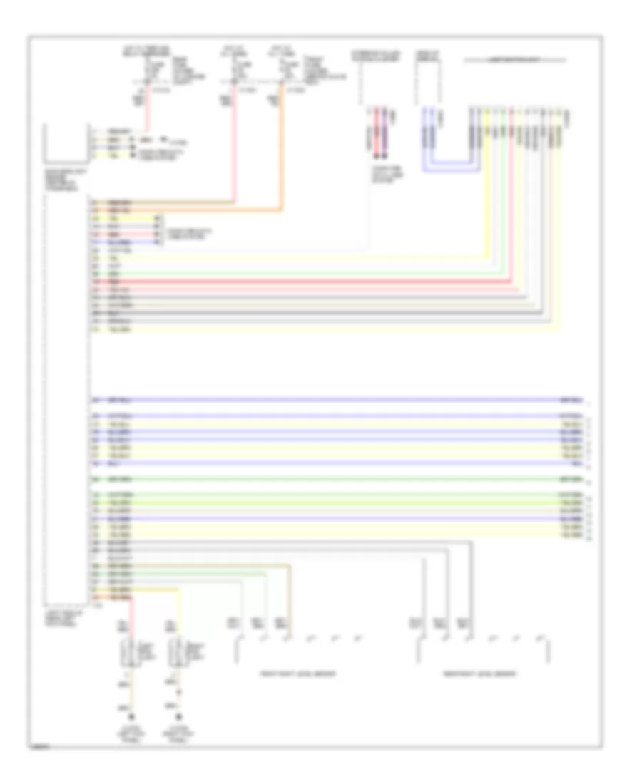 Headlamps Wiring Diagram (1 of 2) for BMW 650i 2007