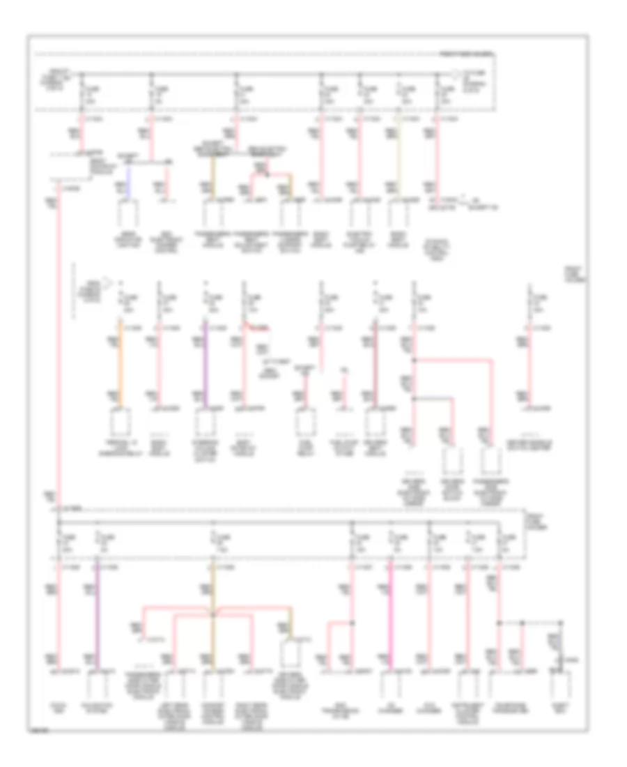 Power Distribution Wiring Diagram (6 of 6) for BMW 650i 2007