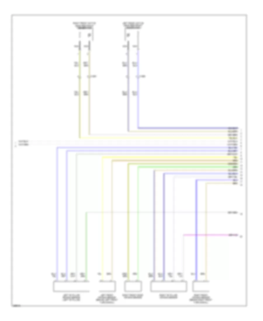 Supplemental Restraints Wiring Diagram 2 of 3 for BMW X6 ActiveHybrid 2011