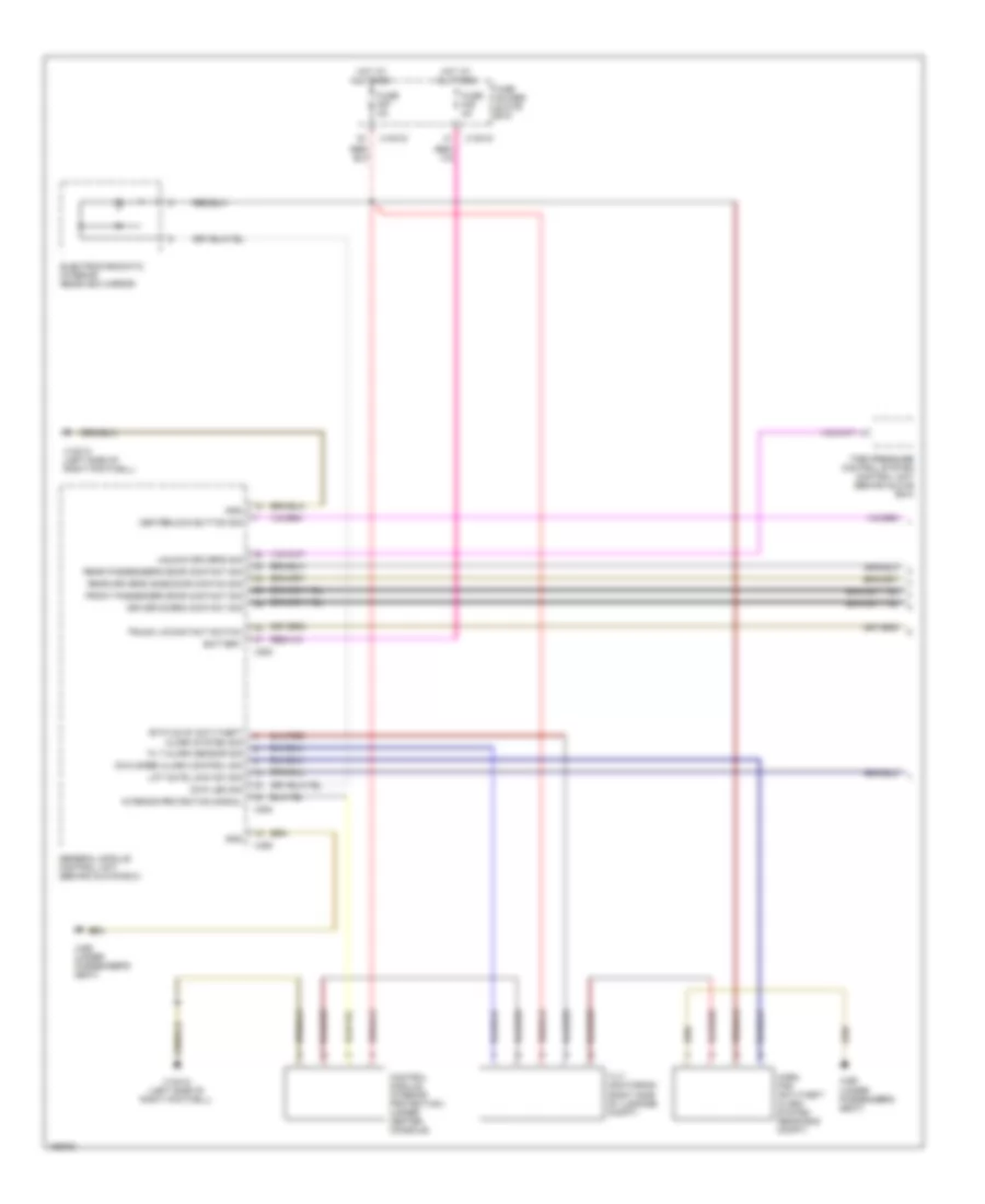 Forced Entry Wiring Diagram (1 of 2) for BMW 330xi 2004