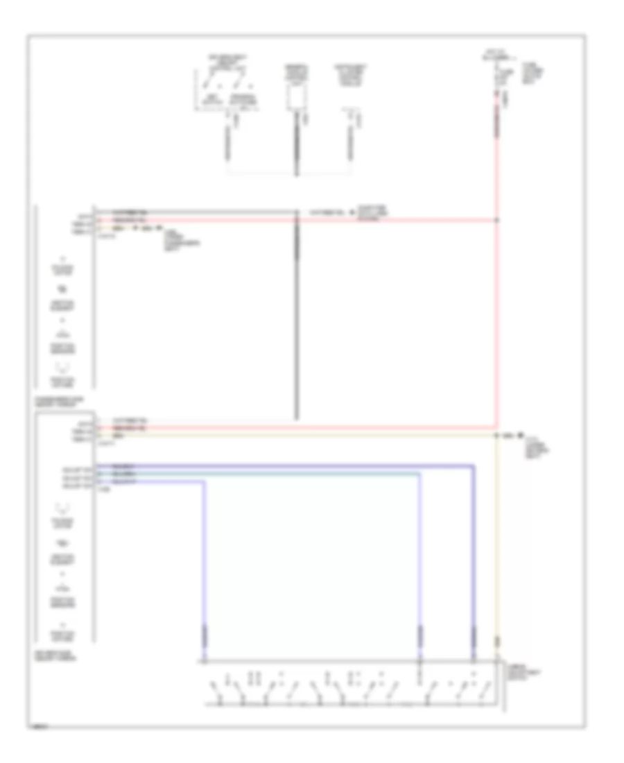 Memory Mirrors Wiring Diagram for BMW 330xi 2004