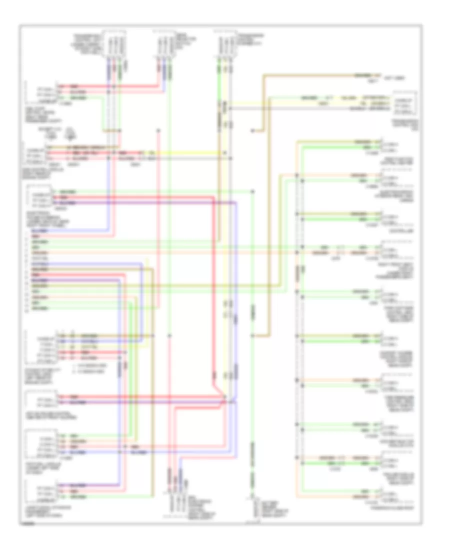 Computer Data Lines Wiring Diagram 2 of 2 for BMW M3 2012