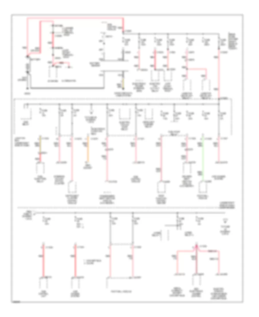 Power Distribution Wiring Diagram 1 of 5 for BMW M3 2012