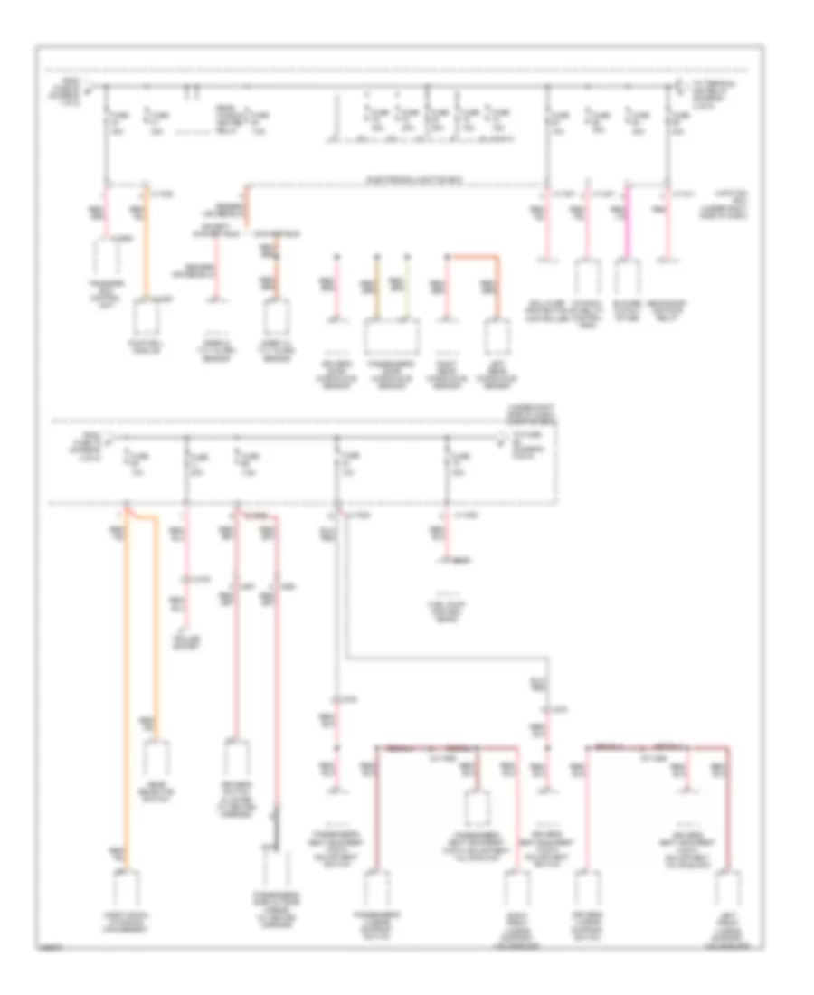 Power Distribution Wiring Diagram (2 of 5) for BMW M3 2012