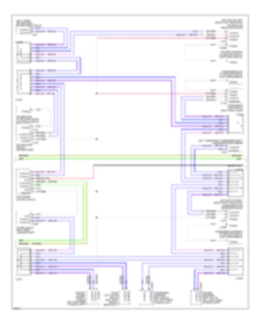 High Low Bus Wiring Diagram 2 of 3 for BMW 750i 2007
