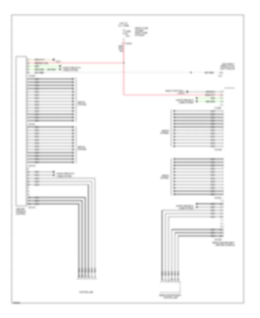 Overhead Console Wiring Diagram for BMW 750i 2007