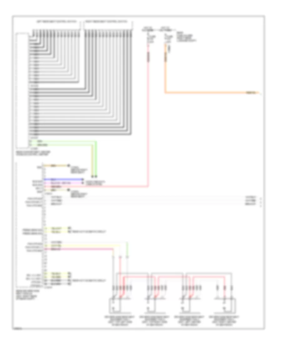 Rear Seat Ventilation Wiring Diagram 1 of 2 for BMW 750i 2007