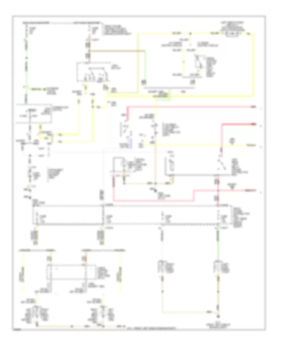 Headlight Wiring Diagram with DRL 1 of 2 for BMW 318i 1994