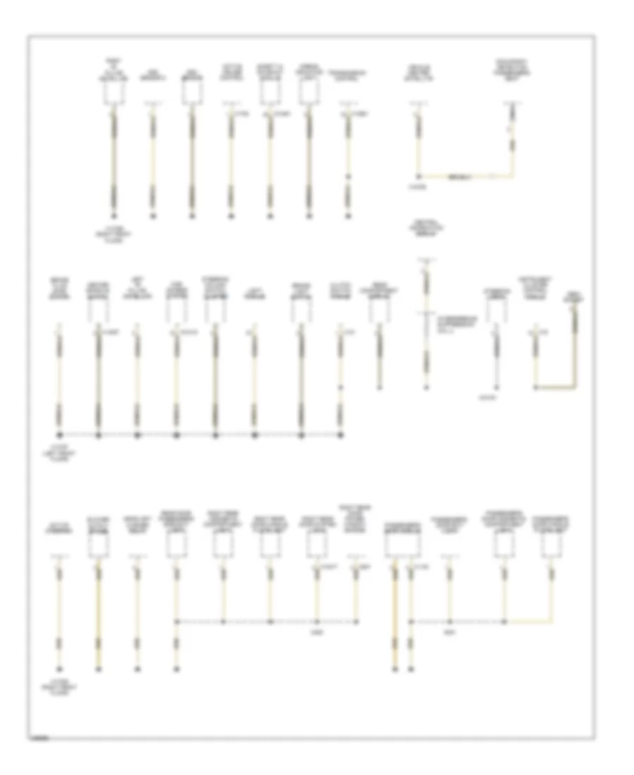 Ground Distribution Wiring Diagram (4 of 7) for BMW 525i 2004