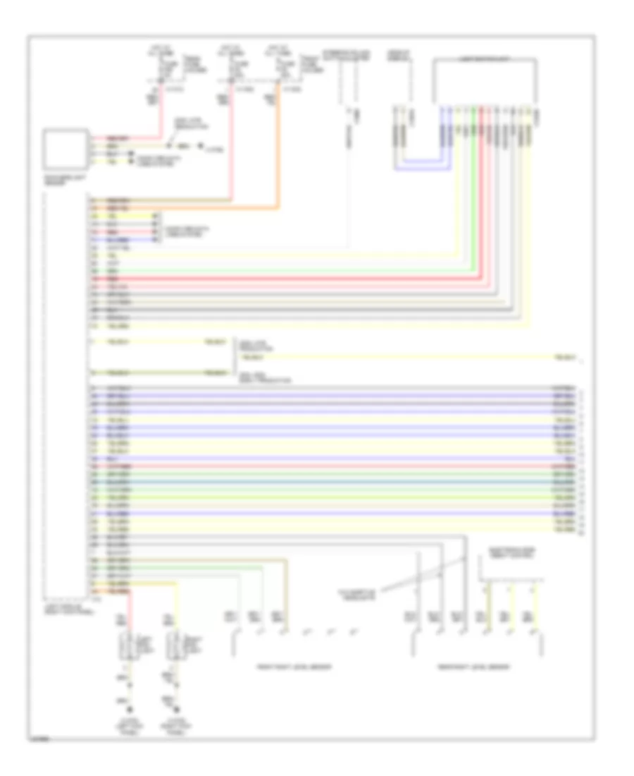 Headlamps Wiring Diagram, with Xenon Lamps (1 of 2) for BMW 525i 2004