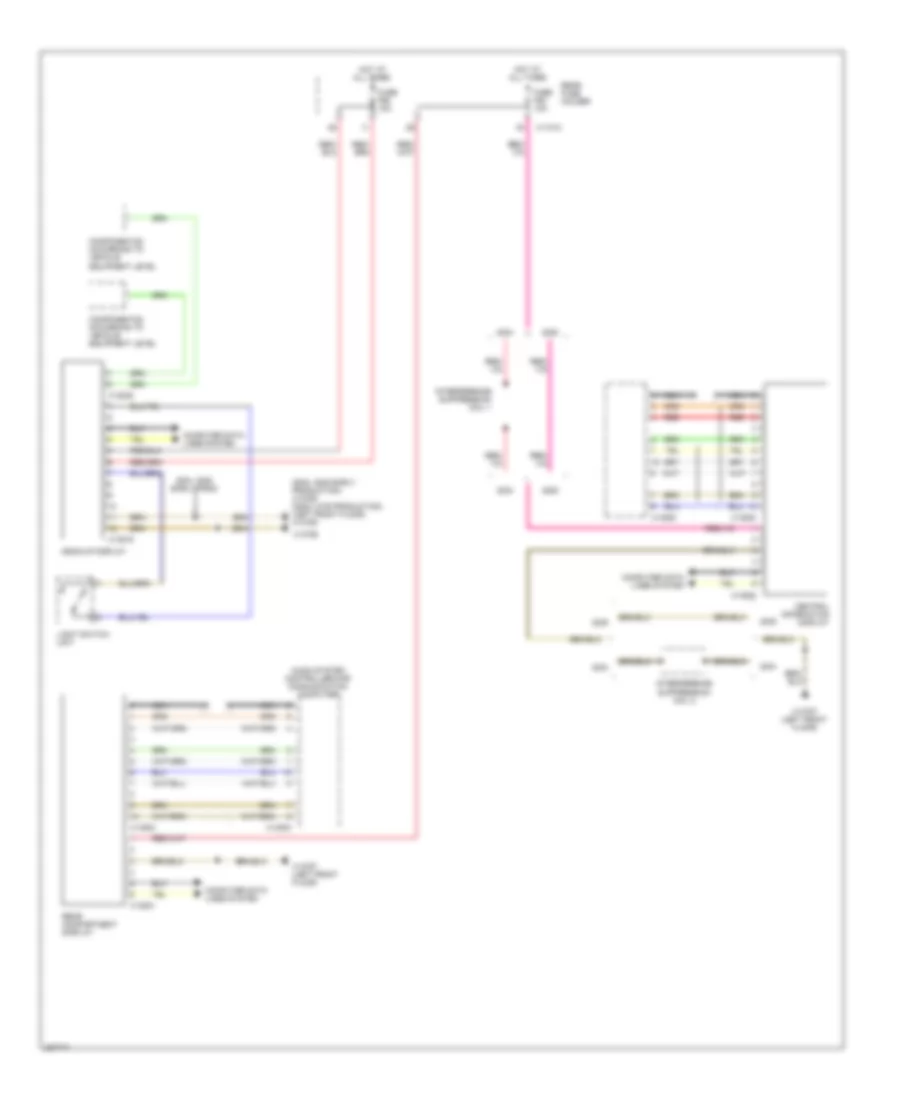 Display Wiring Diagram for BMW 525i 2004