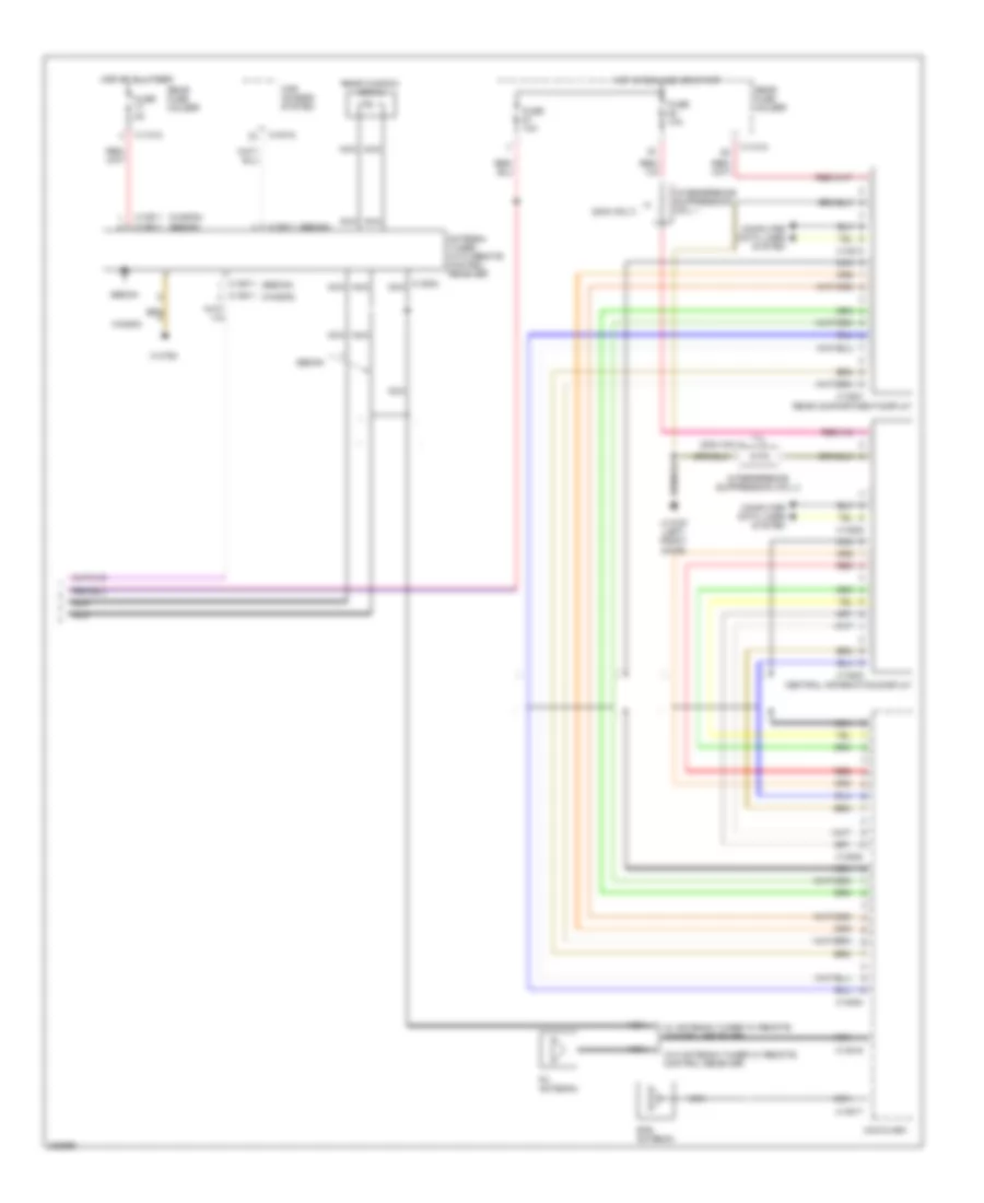 Radio Wiring Diagram, with Top HIFI Radio (3 of 3) for BMW 525i 2004