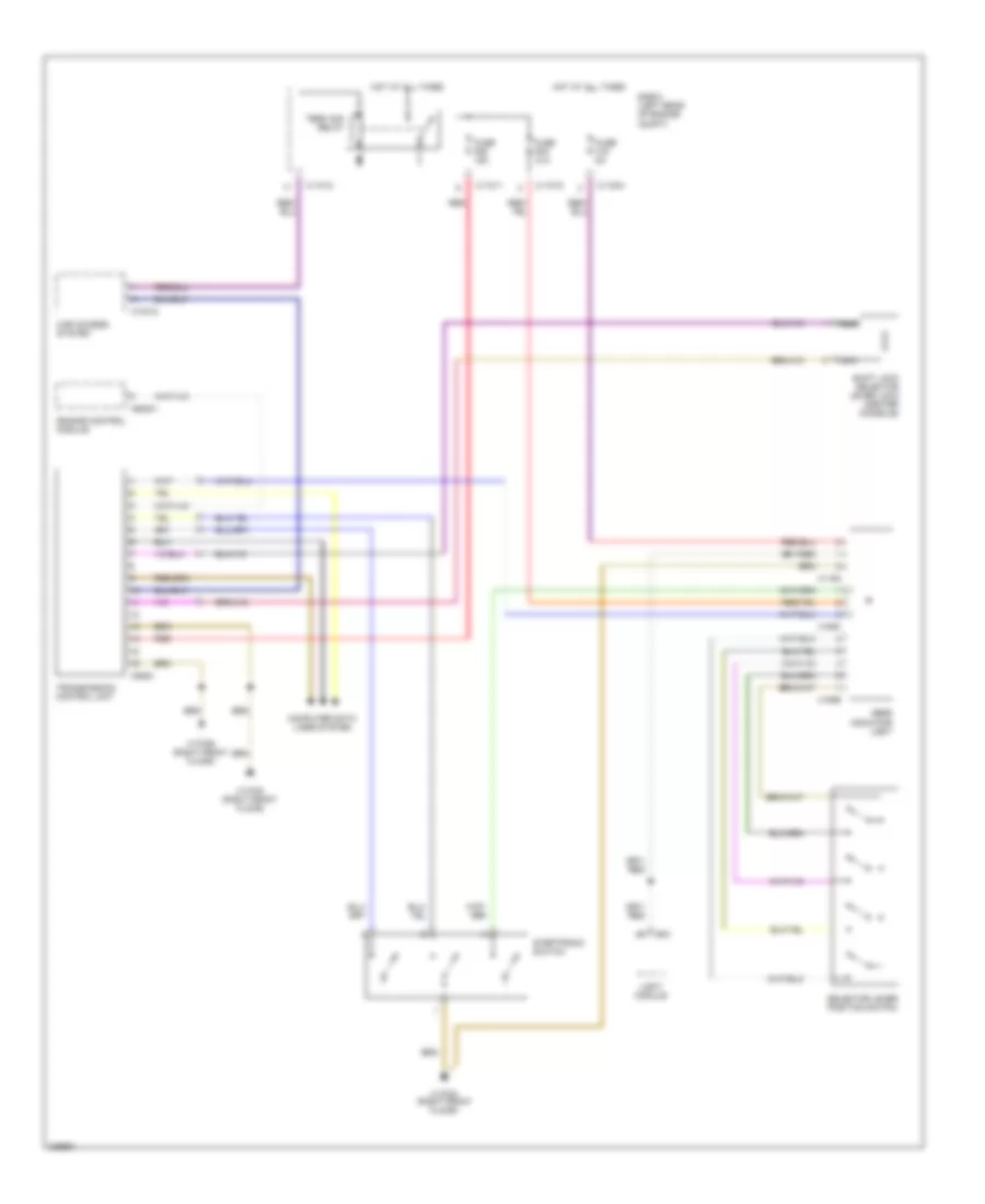 A T Wiring Diagram for BMW 525i 2004