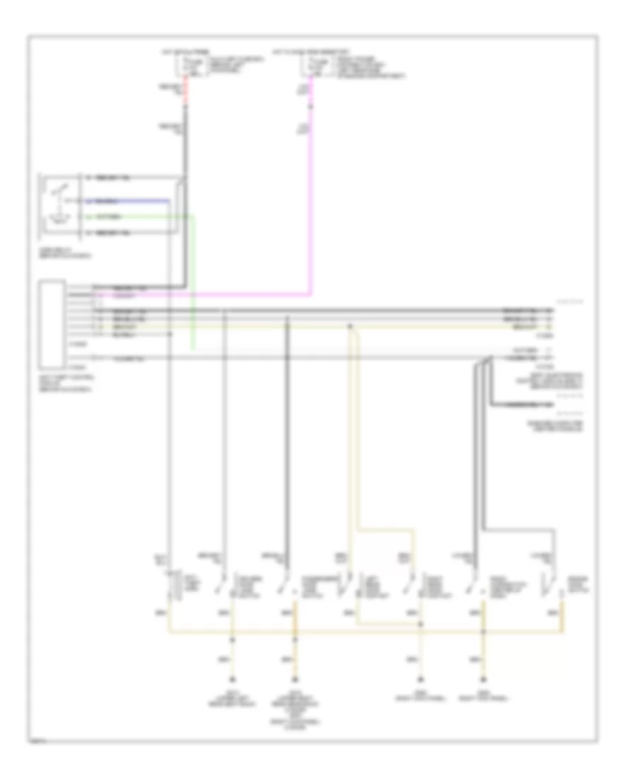 Anti-theft Wiring Diagram, Late Production for BMW 318is 1994