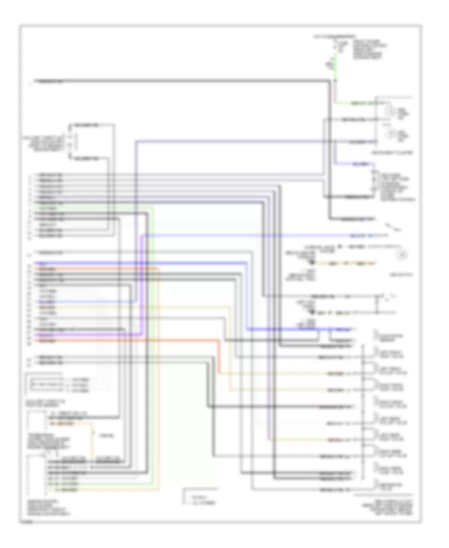 Anti-lock Brake Wiring Diagrams, with Traction Control (2 of 2) for BMW 325i 1994