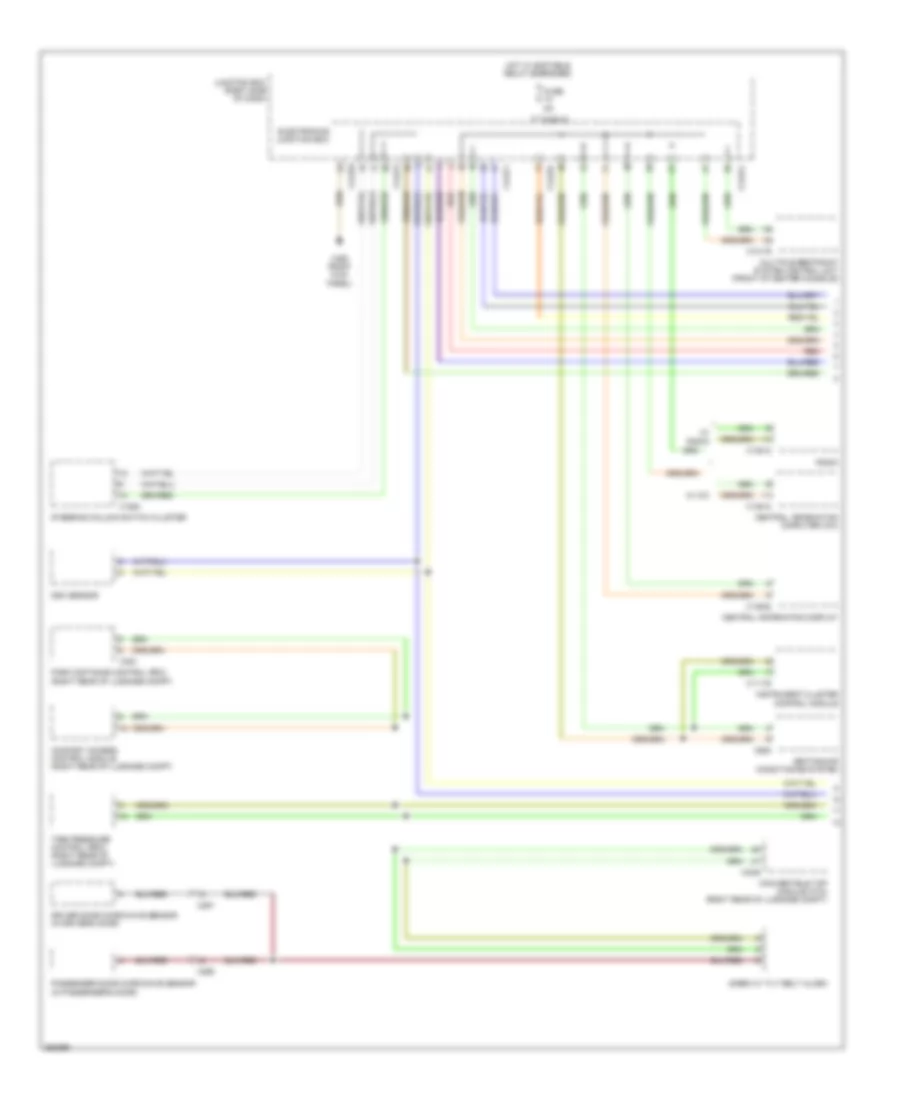 Computer Data Lines Wiring Diagram 1 of 2 for BMW Z4 30i 2011