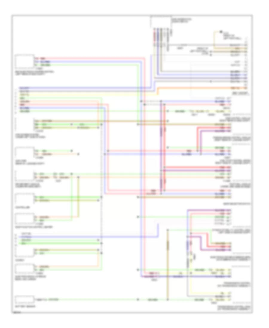 Computer Data Lines Wiring Diagram 2 of 2 for BMW Z4 30i 2011