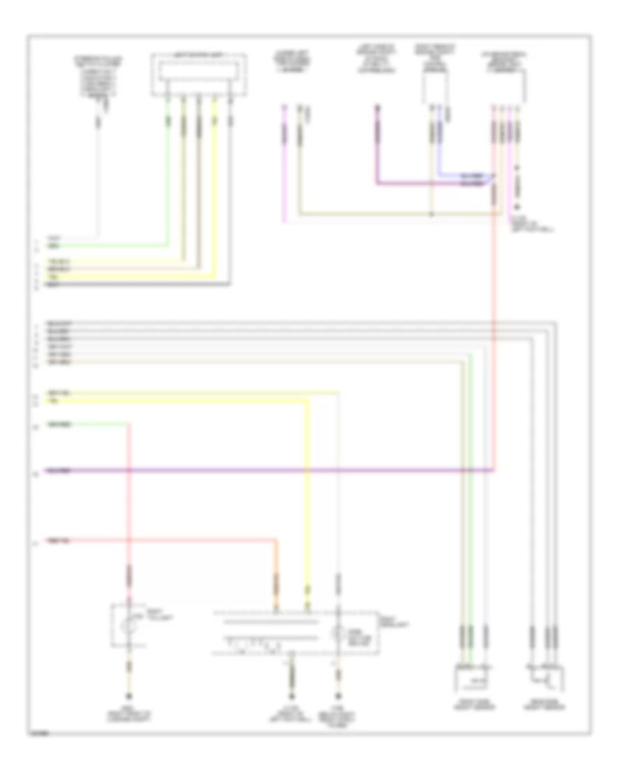 Adaptive Front Lighting Wiring Diagram (2 of 2) for BMW Z4 30i 2011