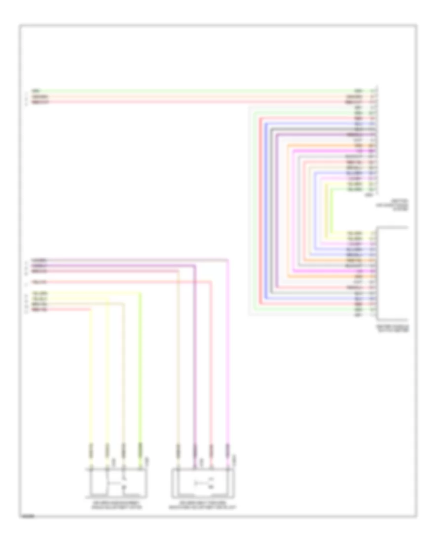 Memory Systems Wiring Diagram (2 of 2) for BMW Z4 30i 2011