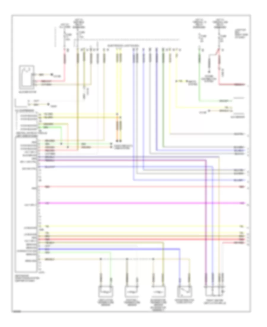 Automatic A C Wiring Diagram 1 of 3 for BMW X3 28i 2012